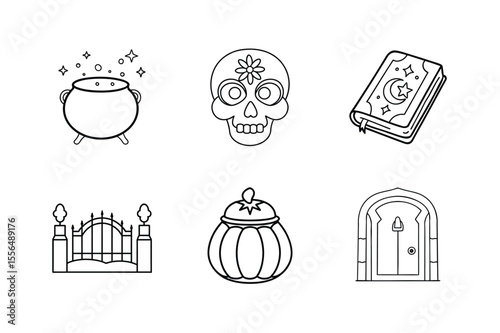 Halloween icons