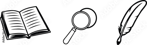 Reading and Literature Icons