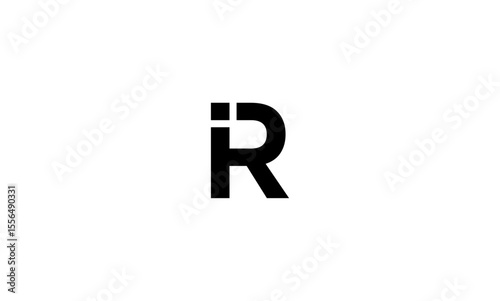 RI initial letters, monogram logo