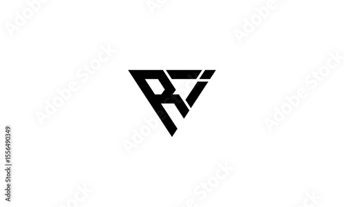 RI initial letters, monogram logo