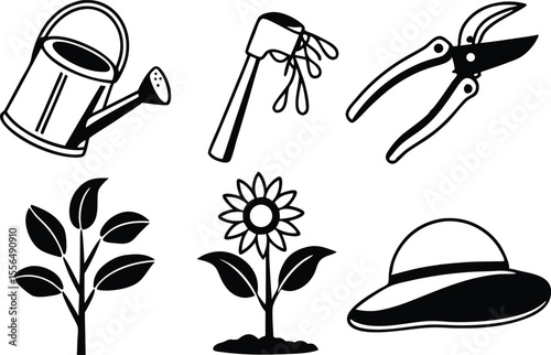 Gardening and Plant Care Icons
