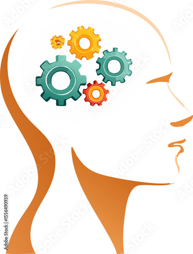 Sujet stylisé pour psychologie ou cognition