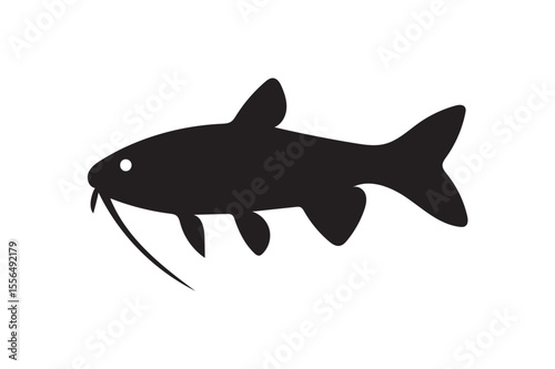 Catfish fish silhouette