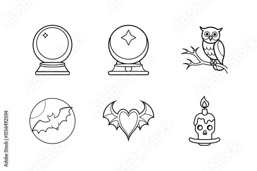 Halloween icons