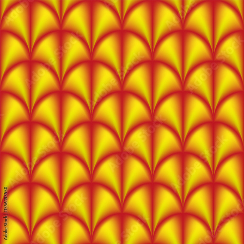 Endless vector seamless pattern consisting of various colorful graphic elements.