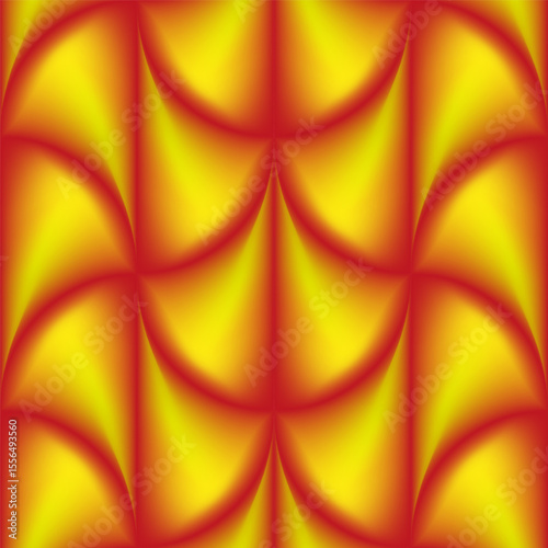 Endless vector seamless pattern consisting of various colorful graphic elements.