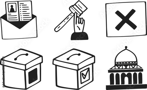 Voting and Election Icons