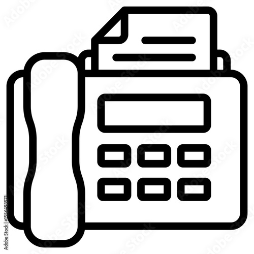 Fax Machine Icon