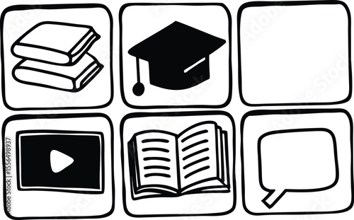 E-learning Portal UI Icons