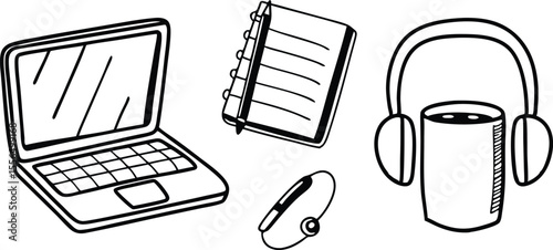 Freelancer Workspace Icons