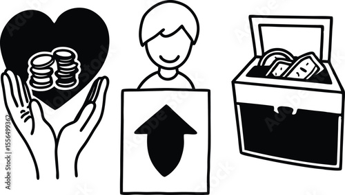 Donation and Charity Icons