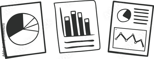Data Analytics and Report Icons