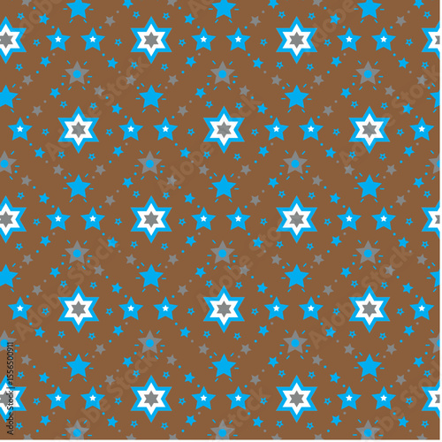seamless pattern with stars