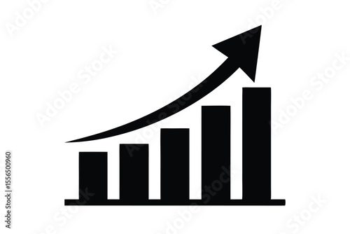 business growth vector icon