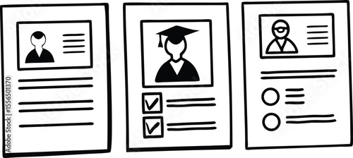  Online Resume and CV Icons