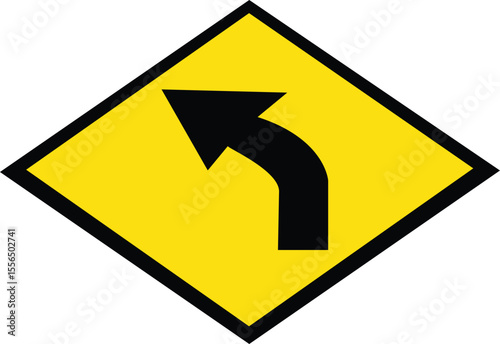 Warning sign of traffic signal isolated. Traffic  icon vector on yellow square sign. Creative traffic light sign template
