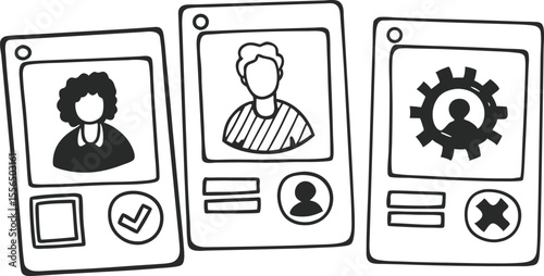 User Profile Settings Icons
