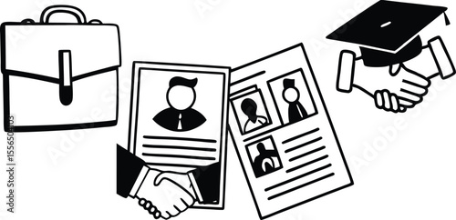 Job Search and Career Icons
