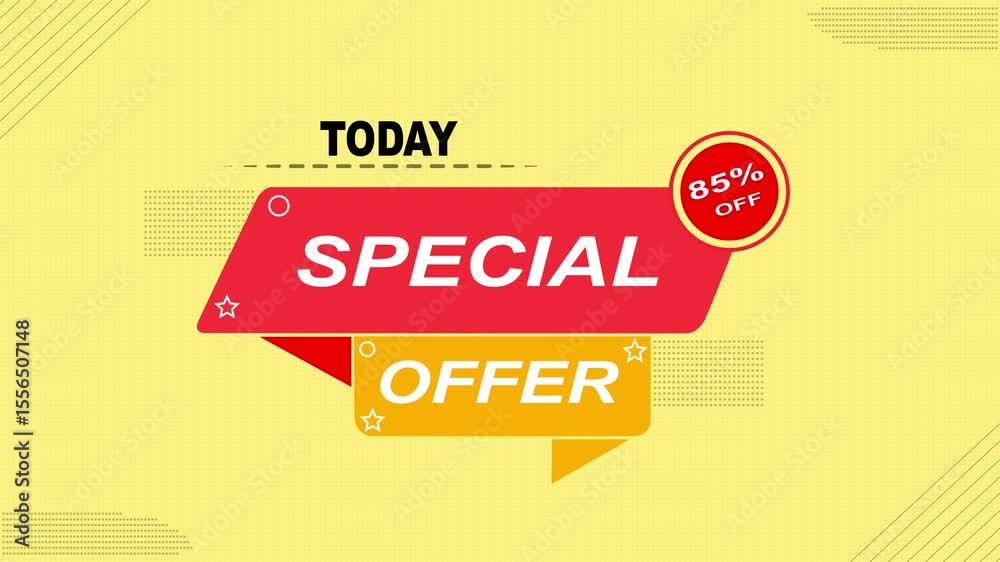 Motion graphic of abstract super sale banner concept. Special Offer, Business Promotion Video ,Special offer, shopping, discount, shop retail business concept. Motion poster. 85% discount sale OFF Motion graphic of abstract super sale banner concept. Special Offer, Business Promotion Video ,Special offer, shopping, discount, shop retail business concept. Motion poster. 85% discount sale OFF