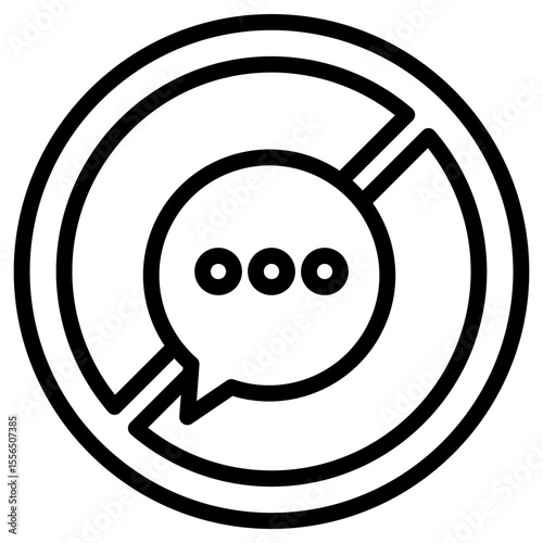 No Speak Icon