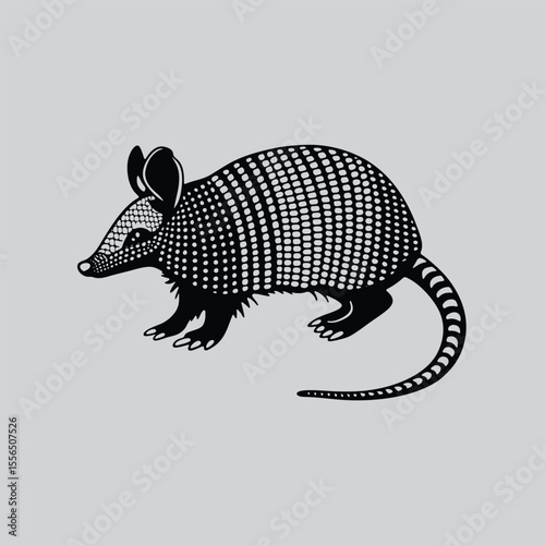 Unique Armadillo Animal Drawing