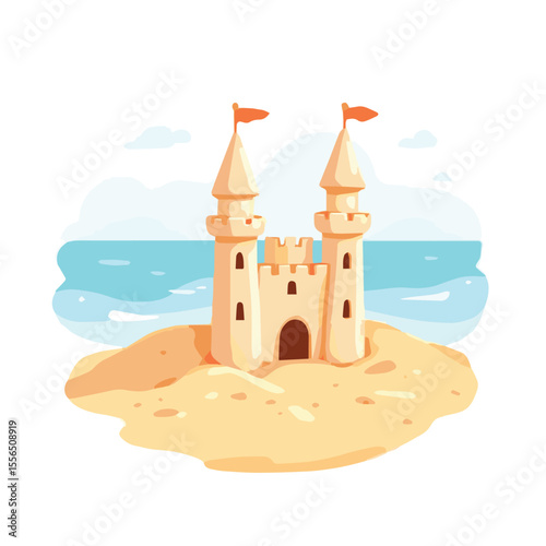 castle on the beach