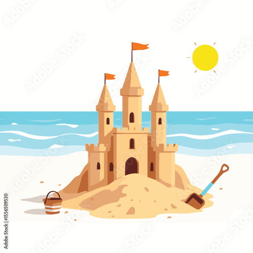 castle on the beach