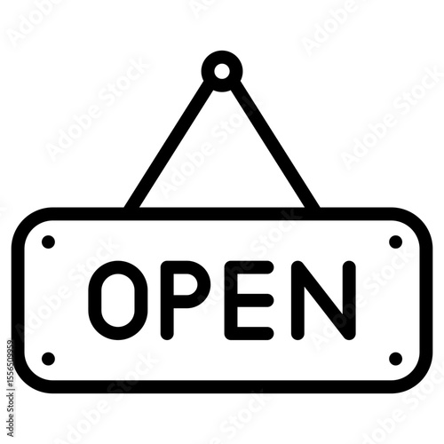Open Sign Icon