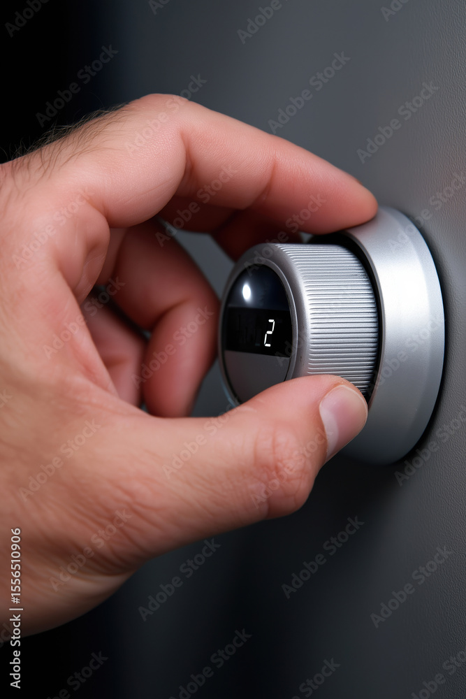 custom made wallpaper toronto digitalAdjusting a modern thermostat to maintain comfortable home temperature settings