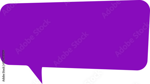 Blank empty speech bubble chat icon. Retro colorful special offer design elements, chat emblem, black callout sign Isolated on transparent background. Vector illustration for web app.