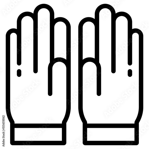 Medical Gloves Icon