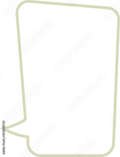 Blank empty speech bubble chat icon. Retro colorful special offer design elements, chat emblem, black callout sign Isolated on transparent background. Vector illustration for web app.