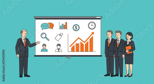 Business Presentation Strategic Planning & Growth Analysis for Team Success
