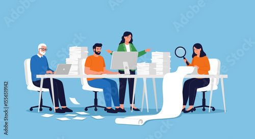 Teamwork, Collaboration, and Efficient Workflow Overcoming Office Paperwork Challenges