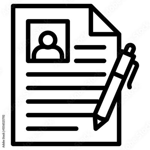 Curriculum Vitae Icon