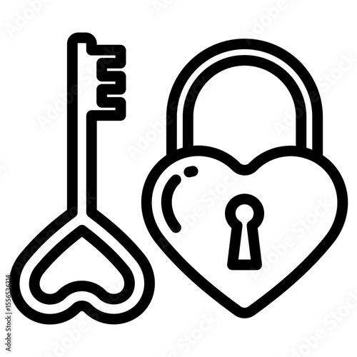 Love Key Icon