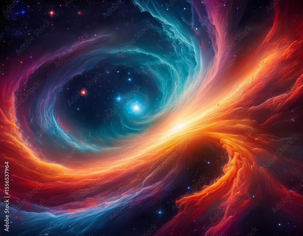 cosmic nebula vibrant swirls stars cosmic nebula vibrant swirls stars