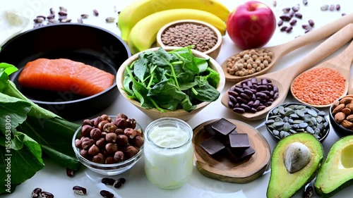 Wallpaper Mural Food products rich in magnesium Torontodigital.ca