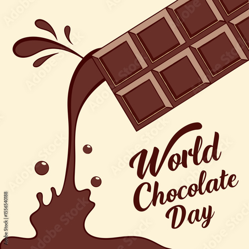 chocolate bar with chocolate