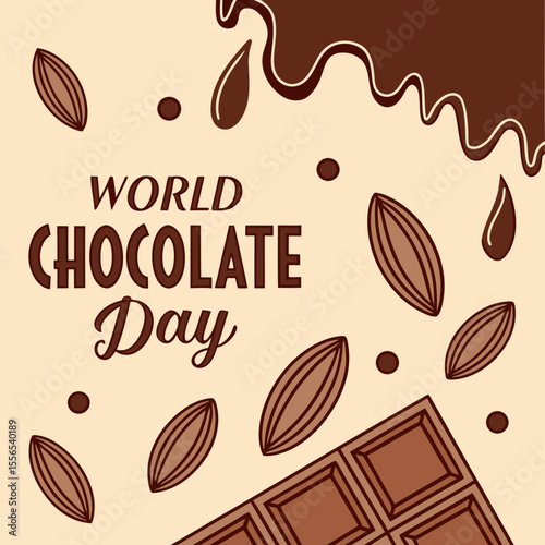coffee beans and chocolate