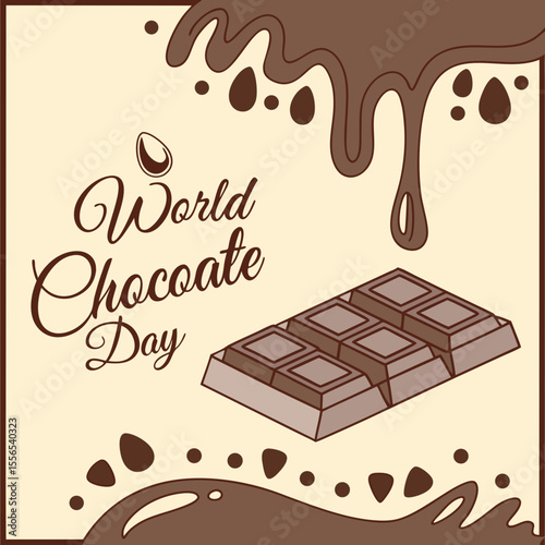 chocolate bar with chocolate
