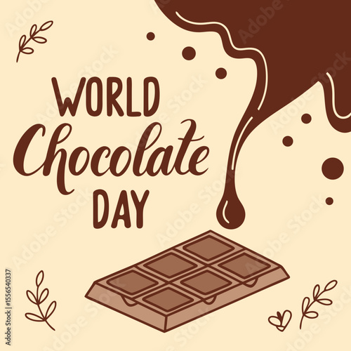 chocolate bar with chocolate