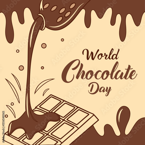 vector chocolate background