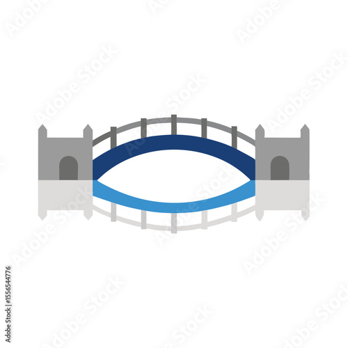 Silhouette of two children looking at something on the ground