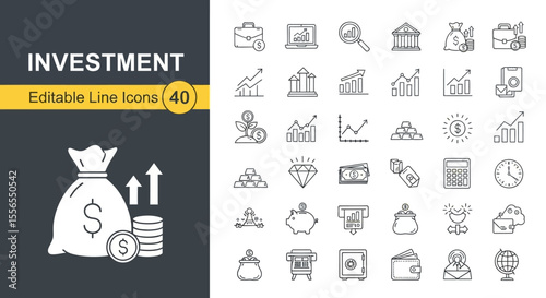 Outdoor Adventure Camping Gear Icons Collection for Recreation and Travel