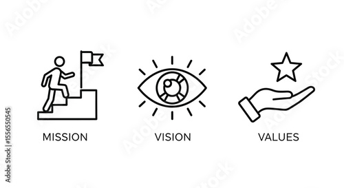 Outdoor Adventure Camping Gear Icons Collection for Recreation and Travel