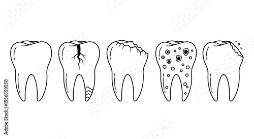 A comprehensive collection of sleek black silhouette icons depicting human organs, anatomy, and body systems