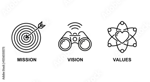 Outdoor Adventure Camping Gear Icons Collection for Recreation and Travel