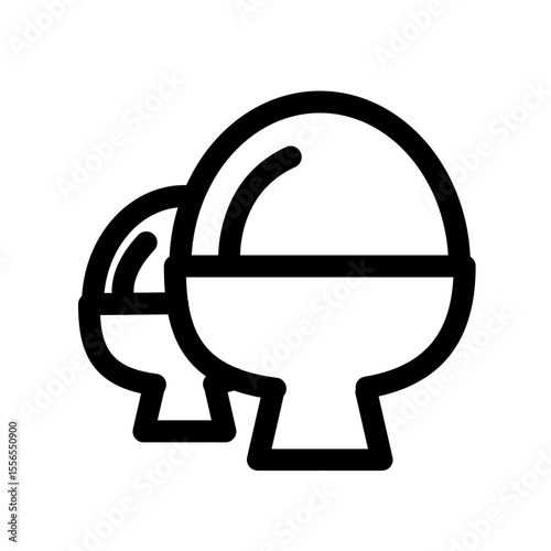 Boiled Egg line icon