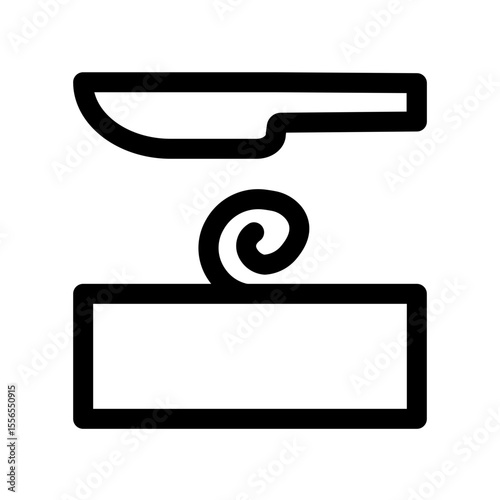 Butter Tool line icon